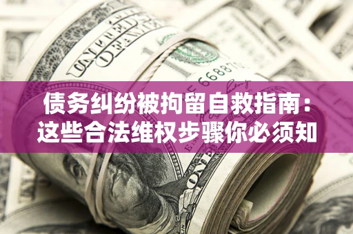 武汉债务纠纷被拘留自救指南：这些合法维权步骤你必须知道！