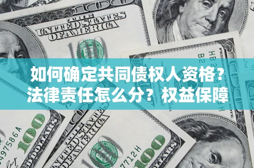 武汉如何确定共同债权人资格？法律责任怎么分？权益保障技巧揭秘！