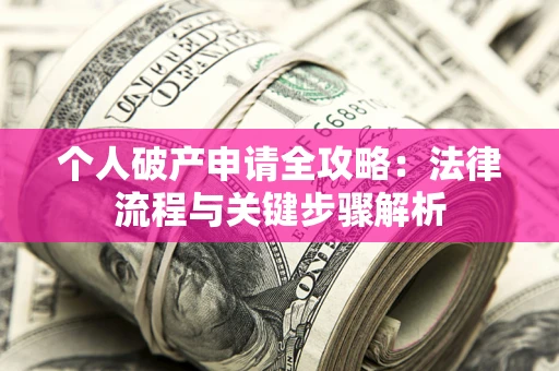 武汉个人破产申请全攻略：法律流程与关键步骤解析